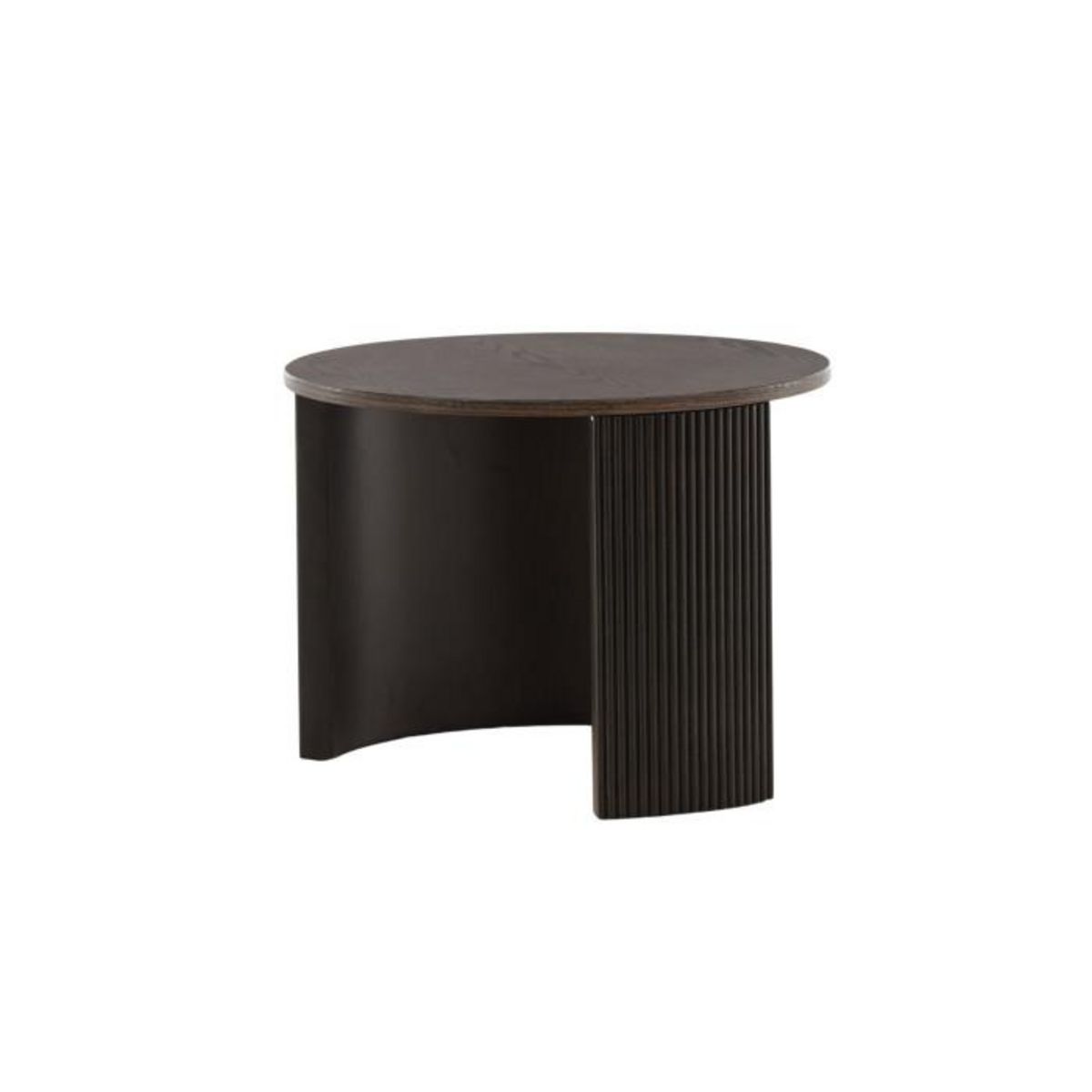 Paris Prix Table Basse Nervurée  Bristol  60cm Marron