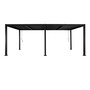 Voir la diapositive 5 : SWEEEK Pergola bioclimatique aluminium et acier 3x6m lames orientables + 2 stores 3m PALACE anthracite
