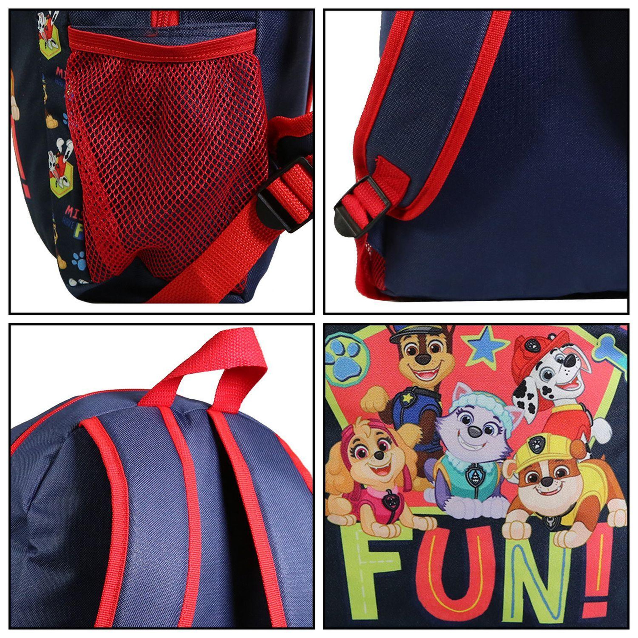 Voir la diapositive 6 : Bagtrotter BAGTROTTER Sac à dos 37 cm avec poche Pat'Patrouille Multicolore