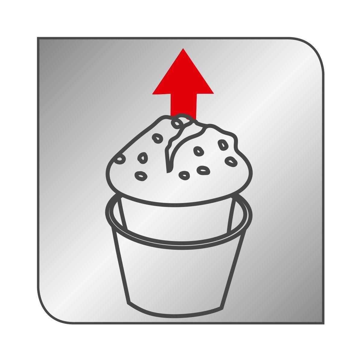 TEFAL Moule à gâteau Creabake support 6 empreintes