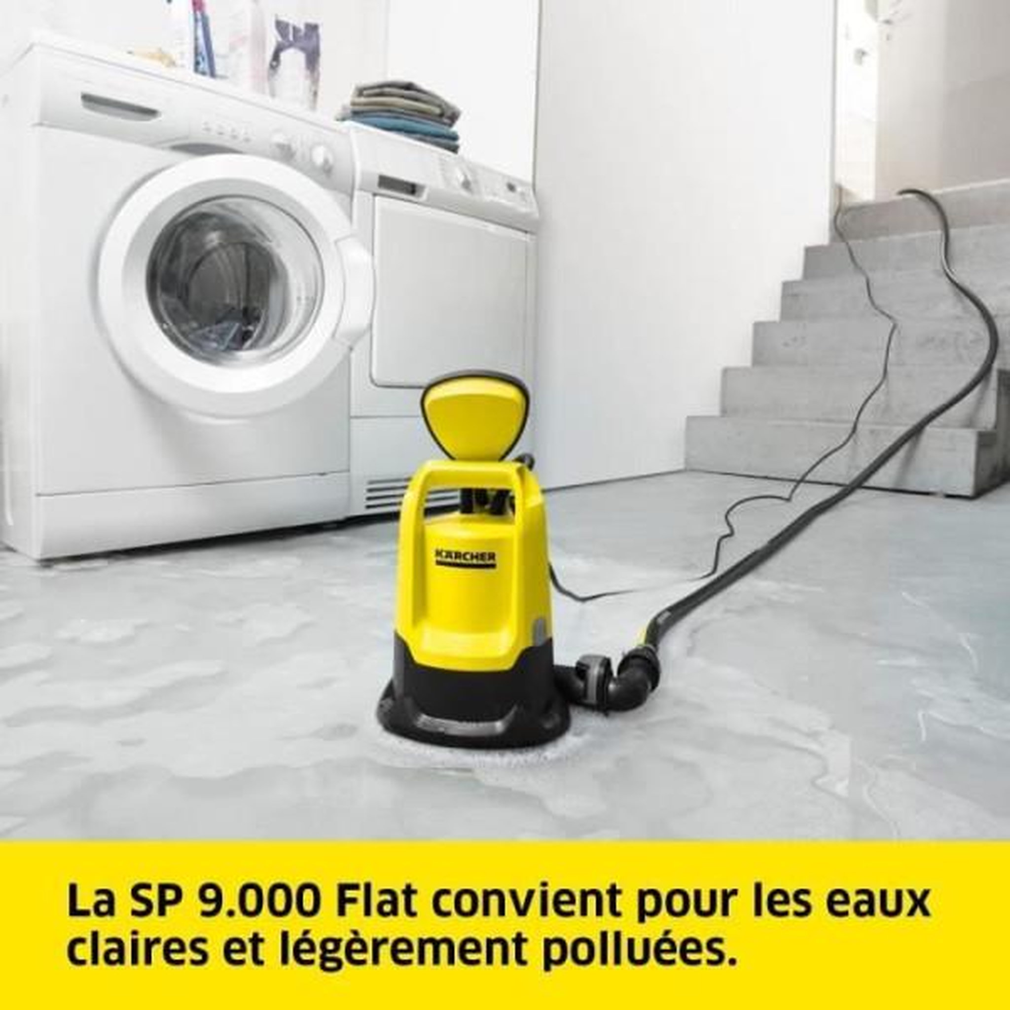Voir la diapositive 2 : KÃ¤rcher Pompe d'évacuation SP 9.000 Flat eau claire - Karcher