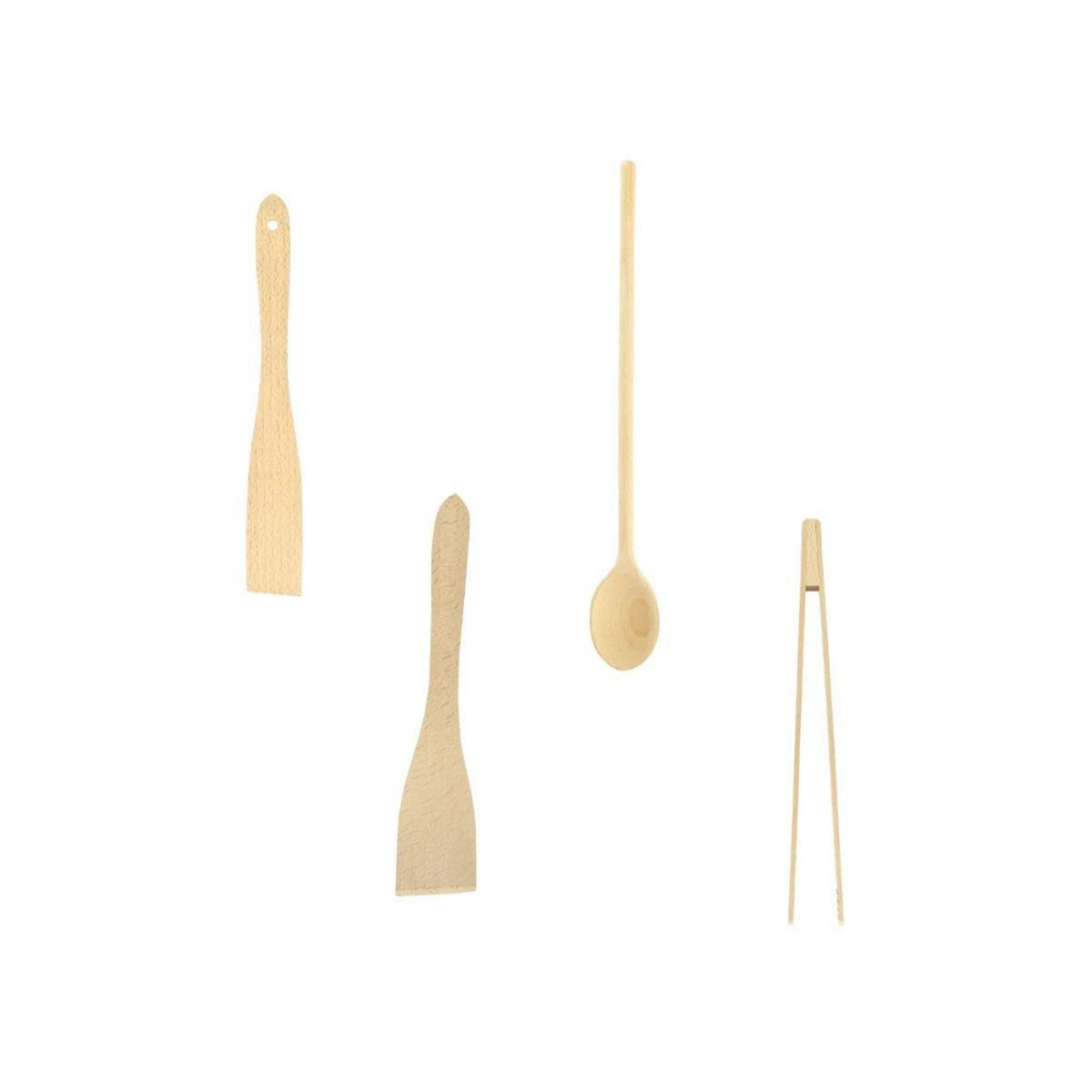 Fackelmann Ensemble de 4 ustensiles de cuisine Fackelmann Boisselerie