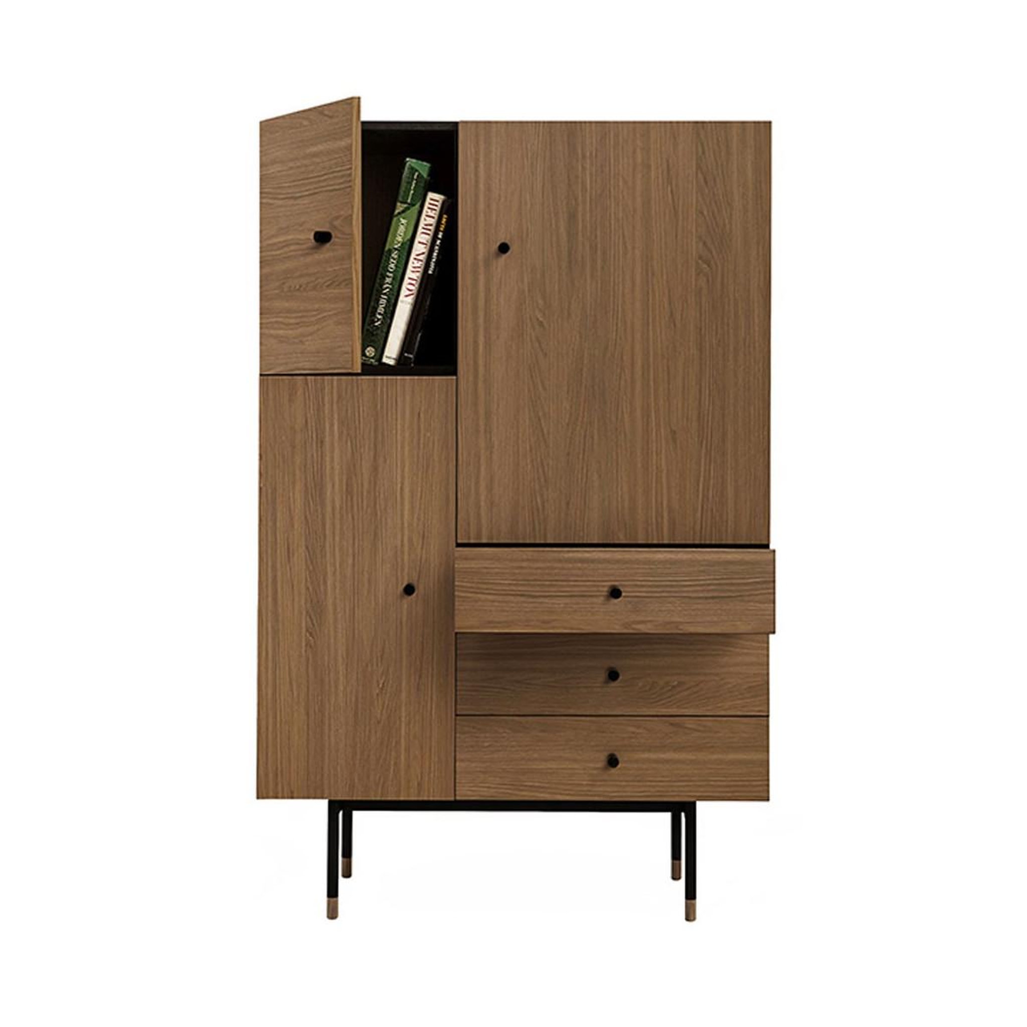Paris Prix Vaisselier 3 tiroirs & 3 portes  jugend  140cm noyer