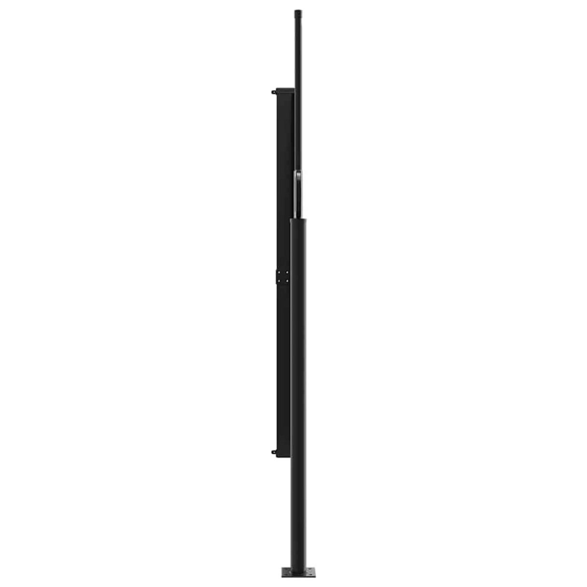 VIDAXL Auvent lateral retractable noir 180x600 cm