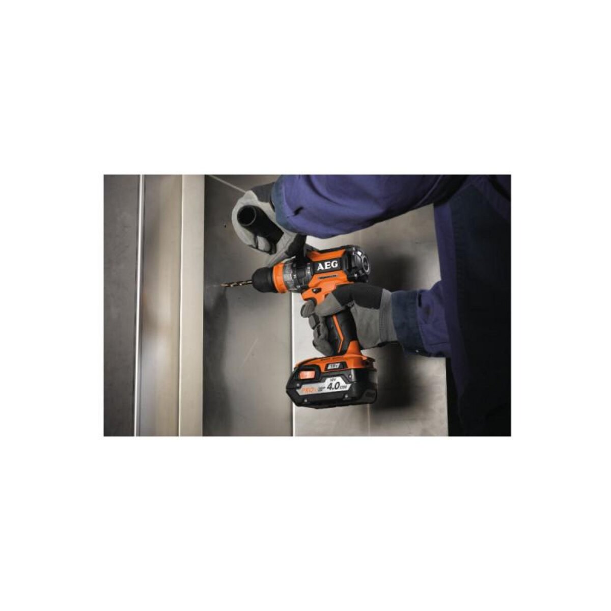 AEG Perceuse à percussion brushless AEG 18V Li-ion sans batterie ni chargeur BSB 18CBL-0