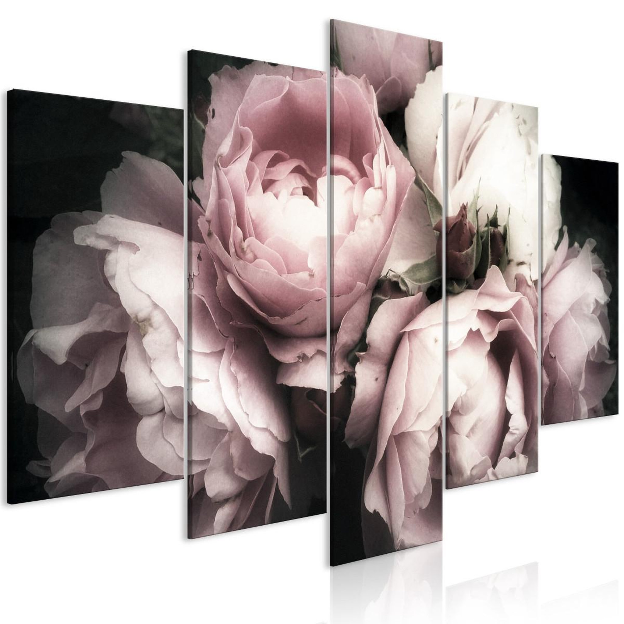 Voir la diapositive 1 : Paris Prix Tableau imprimé  smell of rose wide