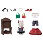 Voir la diapositive 1 : Sylvanian families 5462 Valisette de mode et grande soeur chat bicolore