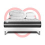 Voir la diapositive 6 : VITALIT Pack prêt à dormir VITALSPRING ZEN 200 x 200 cm sommier Kit blanc