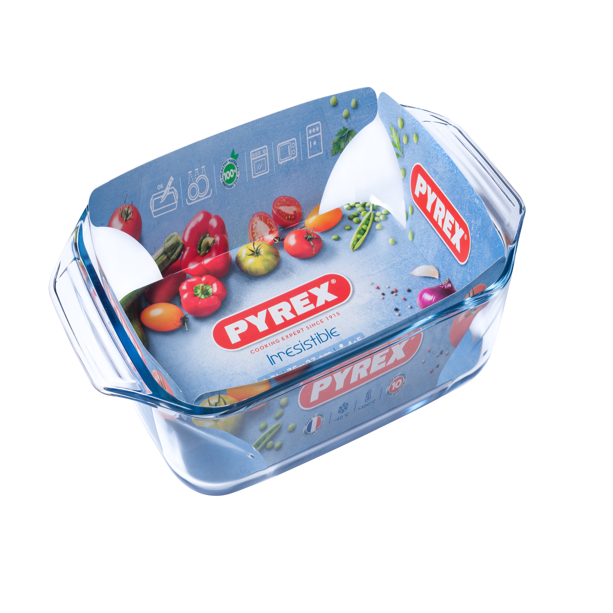 PYREX Plat à four rectangulaire en verre 35 x 23 cm IRRESISTIBLE