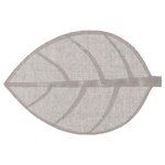 SECRET DE GOURMET Lot 6x Set de table Feuille. Coloris disponibles : Bleu, Gris, Noir