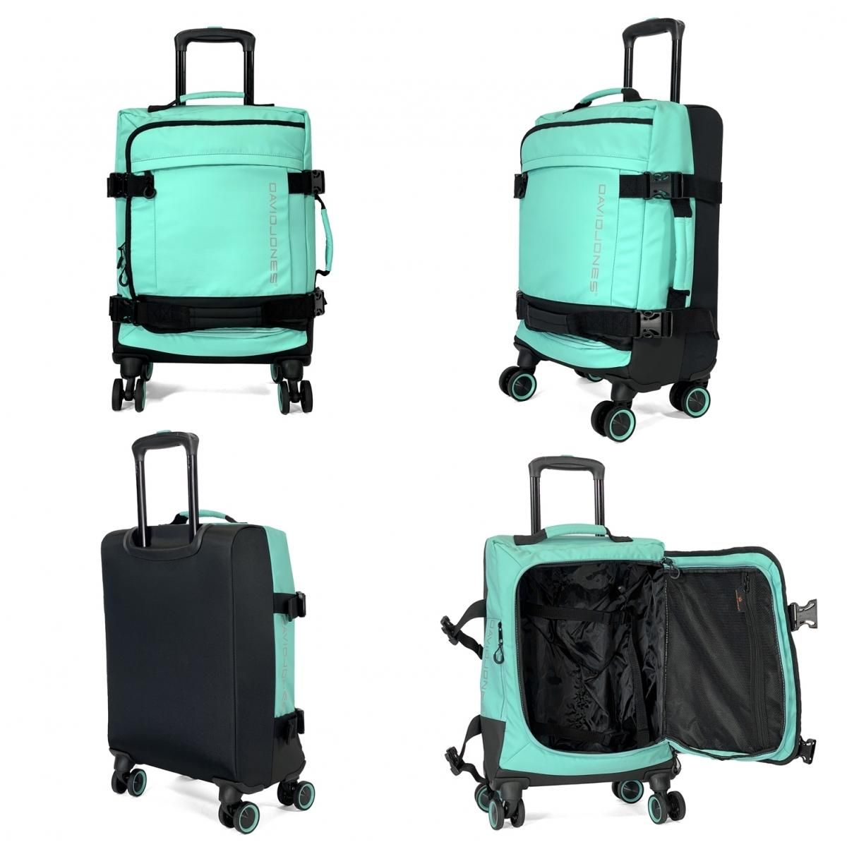 David Jones Sac de voyage cabine à roulettes 37L simple compartiment 55cm