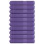Voir la diapositive 1 : VIDAXL Serviettes de sauna 10 pcs violet 80x200 cm 360 g m² 100% coton