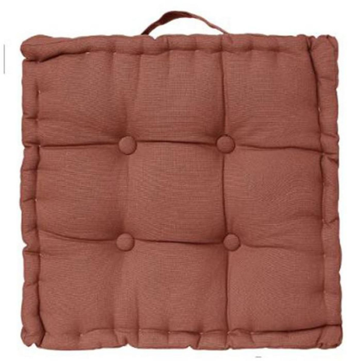 ATMOSPHERA Coussin de Sol  Dorian  40x40cm Terracotta