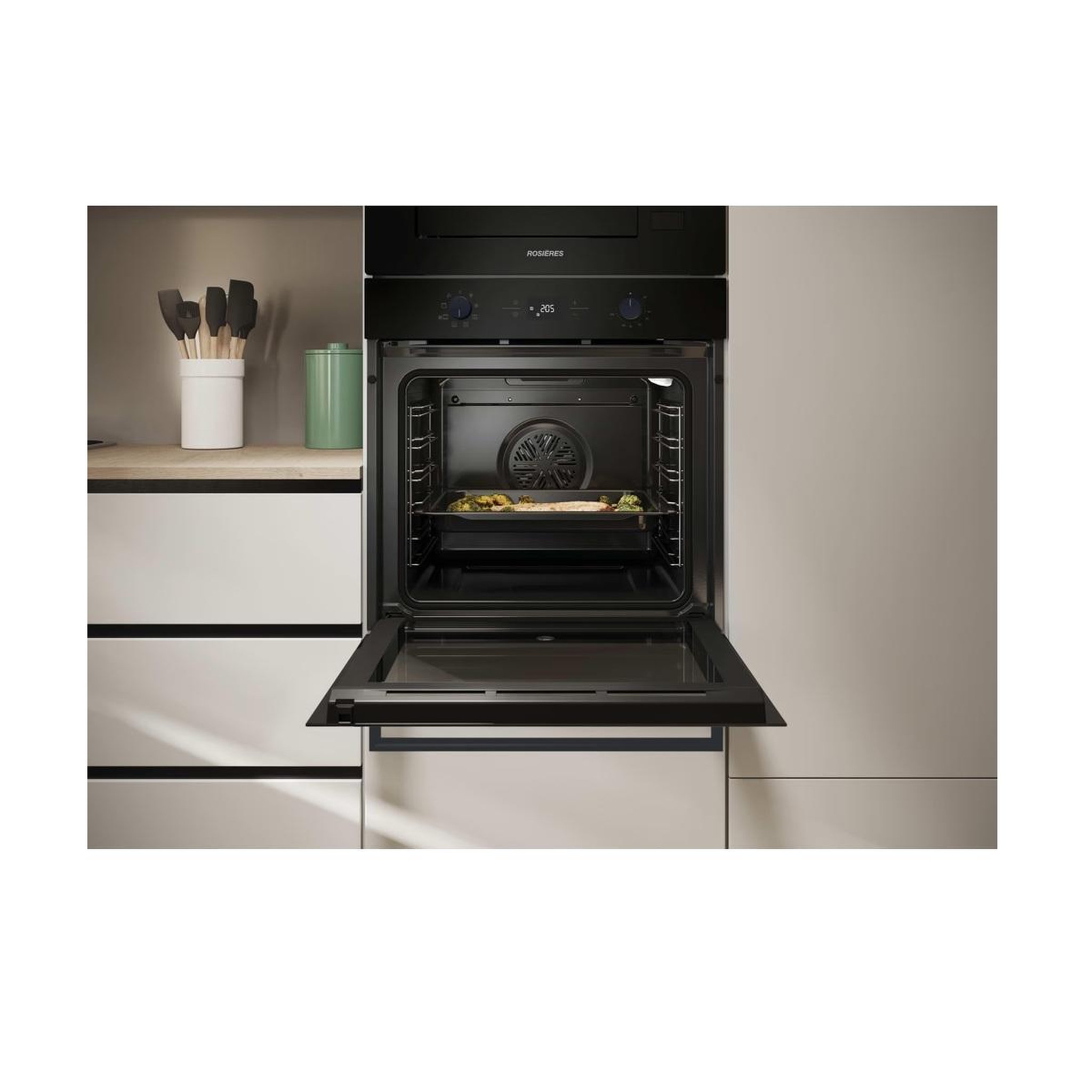 Voir la diapositive 6 : Rosieres Four intégrable 78l 60cm catalyse noir - ro6t3t1ctb