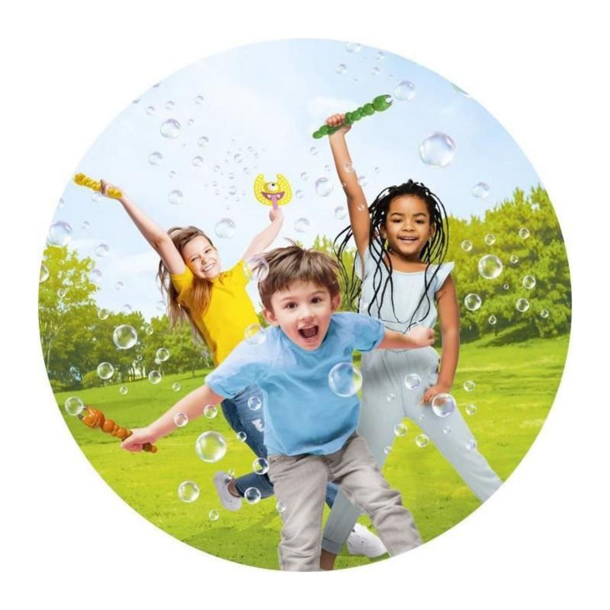 LANSAY Jeu bulles de savon - LANSAY - 25640 - Bulles Party - Bubble Ding Duo Electronic