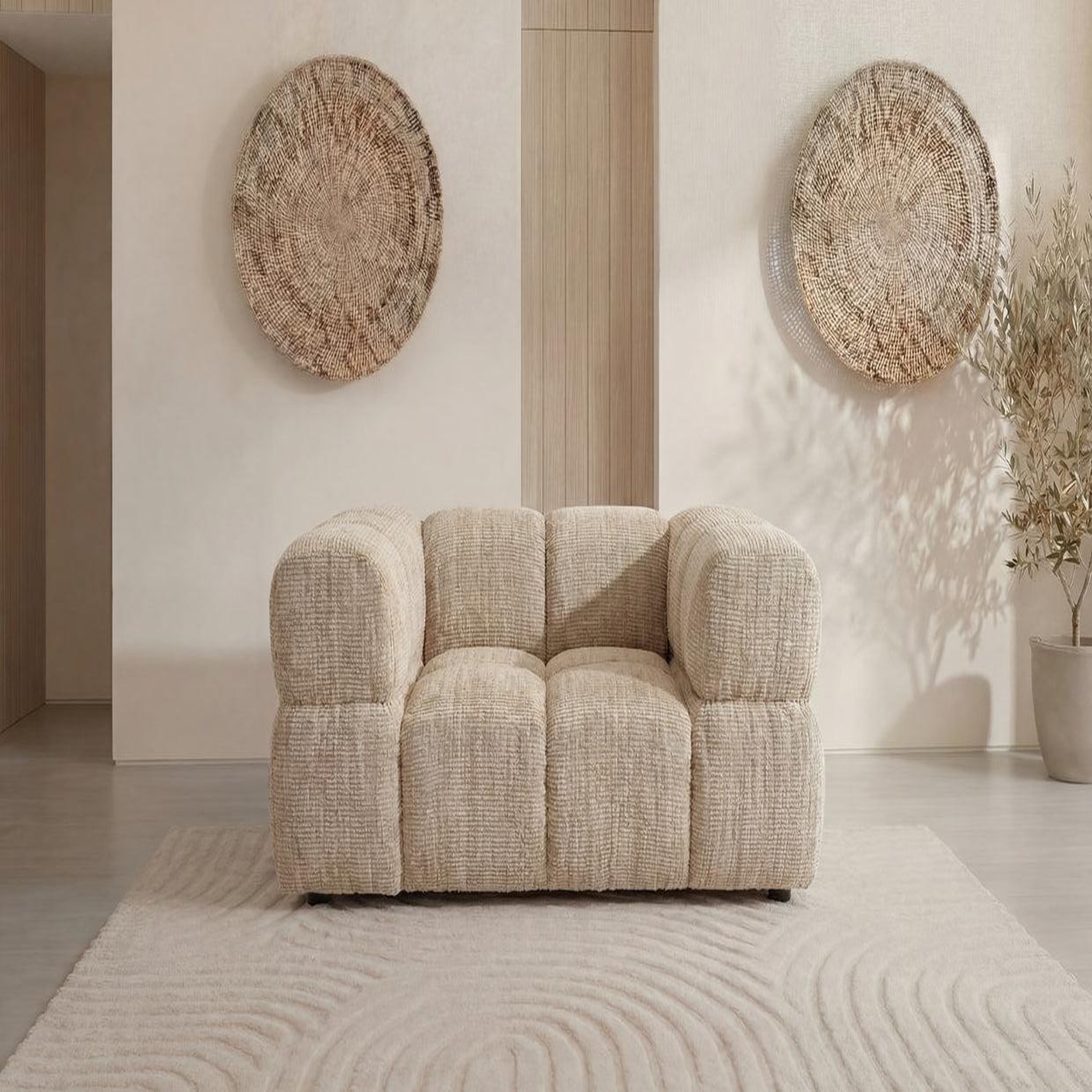 Voir la diapositive 3 : CASANOVA PARIS GUSTAVE - Fauteuil tissu chenille
