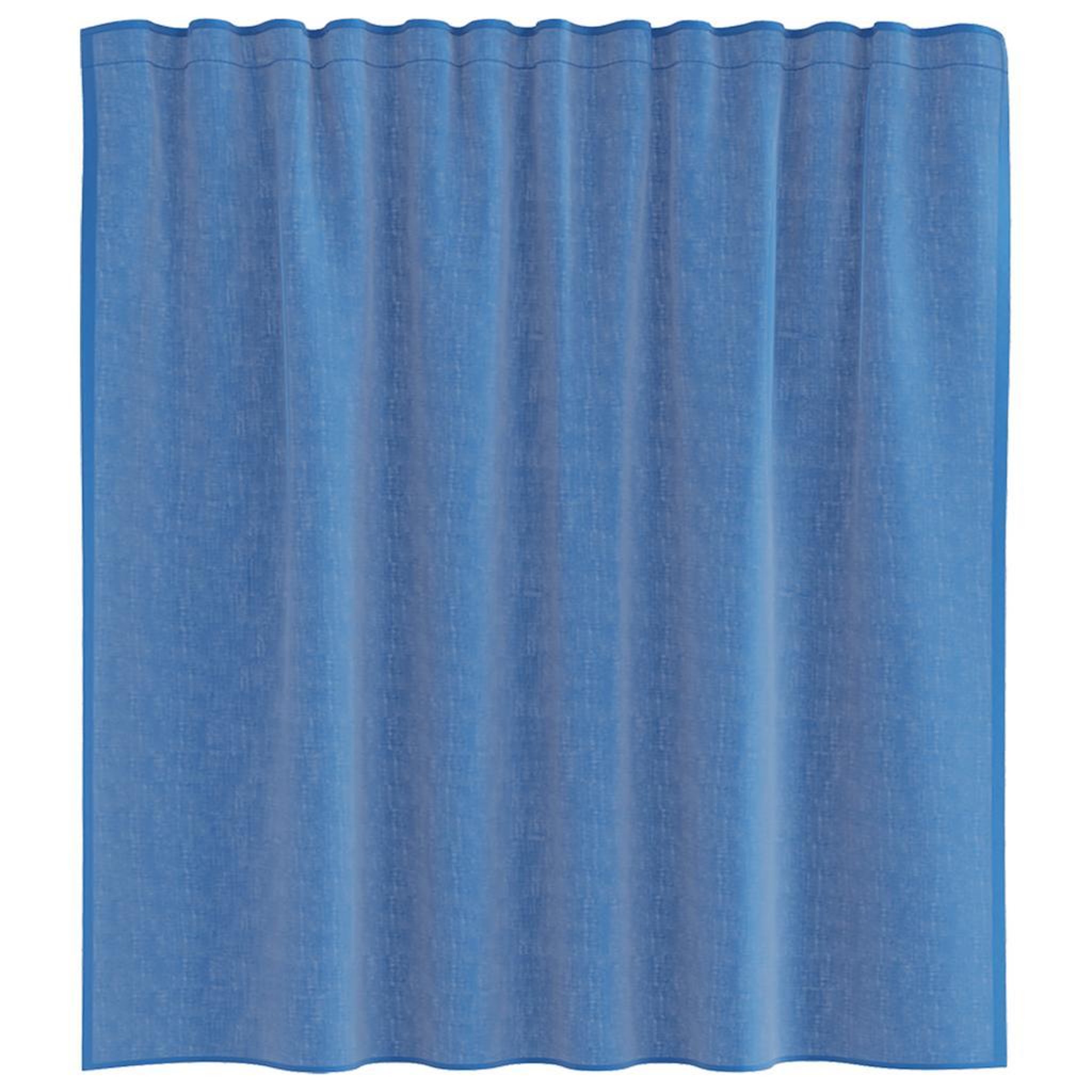 Voir la diapositive 4 : VIDAXL Rideaux en voile avec boucles 2 pcs bleu royal 140x140 cm