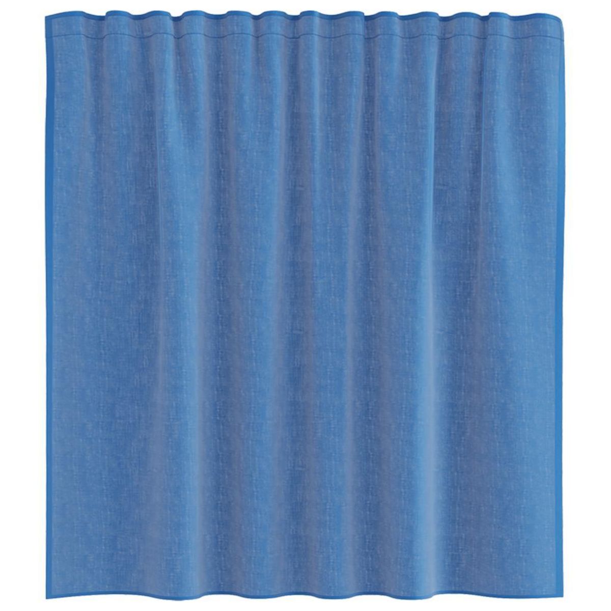 VIDAXL Rideaux en voile avec boucles 2 pcs bleu royal 140x140 cm