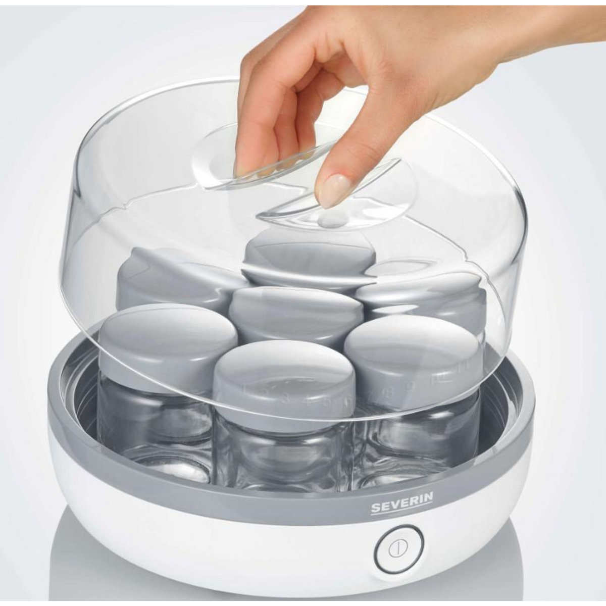 SEVERIN Yaourtière 7 pots de 150ml 13w - jg3518