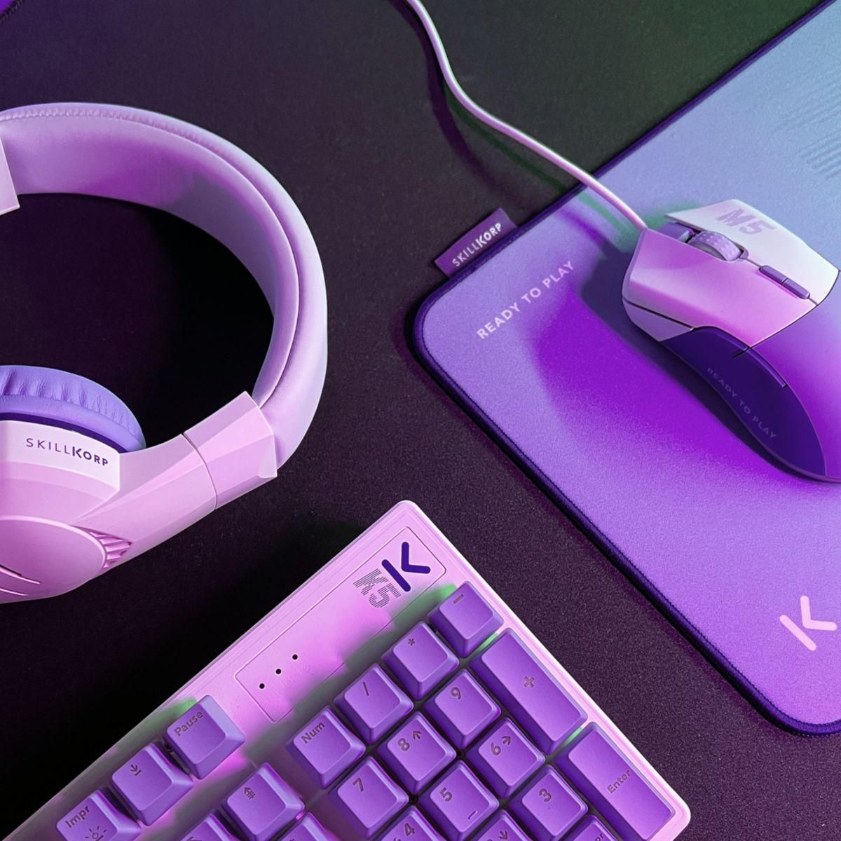 SKILLKORP Souris Gamer Filaire M5 VIOLET Access