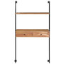 Voir la diapositive 2 : VIDAXL Bureau mural 90x40x170 cm Bois d'acacia solide