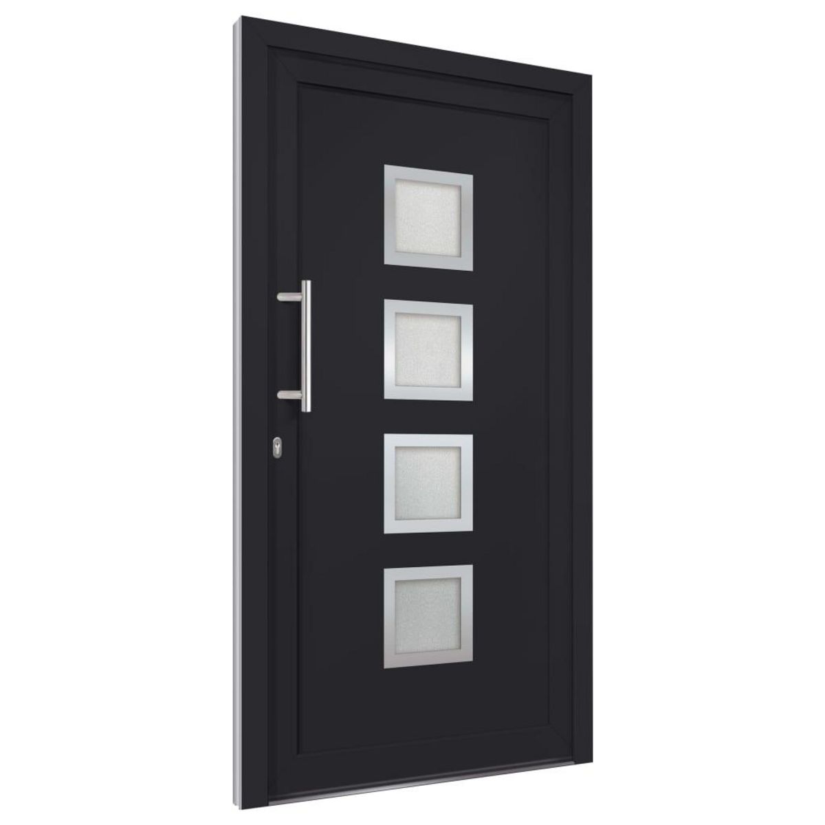 VIDAXL Porte d'entree Anthracite 98x208 cm