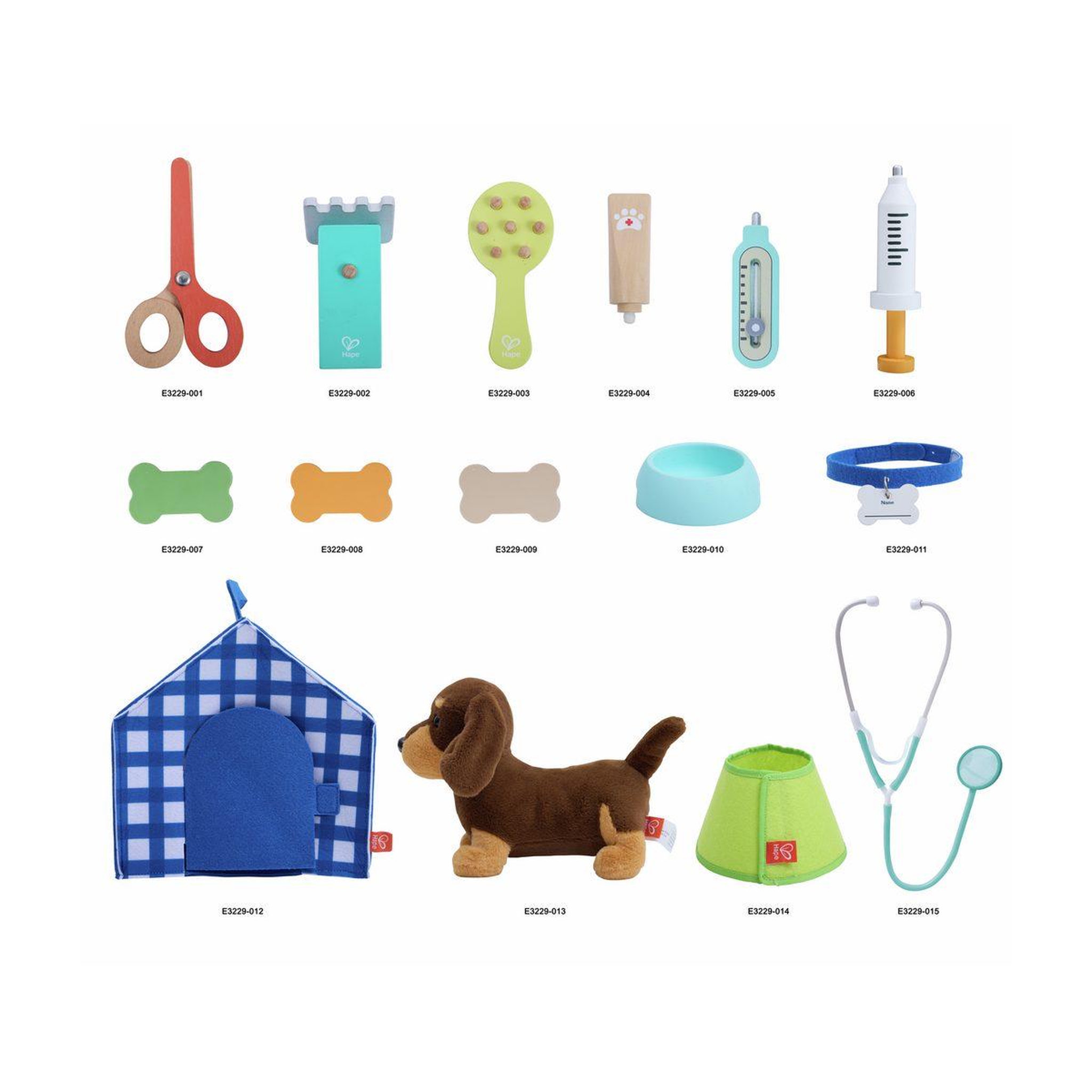 Voir la diapositive 3 : Hape Valisette - Kit du petit veterinaire