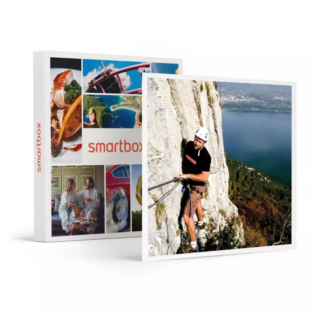 Smartbox 3h de parcours sur la via ferrata avec photos face au lac du Bourget - Coffret Cadeau Sport & Aventure