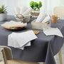 Voir la diapositive 3 : Paris Prix Lot de 3 Serviettes de Table  Floreor  40x40cm Gris