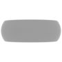 Voir la diapositive 4 : VIDAXL Lavabo rond de luxe Gris clair mat 40x15 cm Ceramique