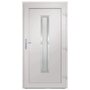 Voir la diapositive 5 : VIDAXL Porte d'entree anthracite 108x208 cm PVC