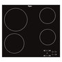 Voir la diapositive 3 : Whirlpool Table de cuisson vitrocéramique 58cm 4 feux 6200w noir - AKT8090NE