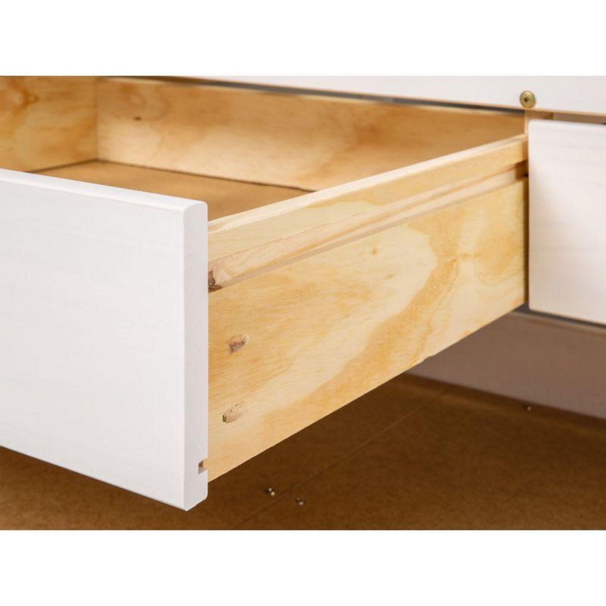 Paris Prix Lit Banquette Enfant en Bois  Rob  90x200cm Blanc