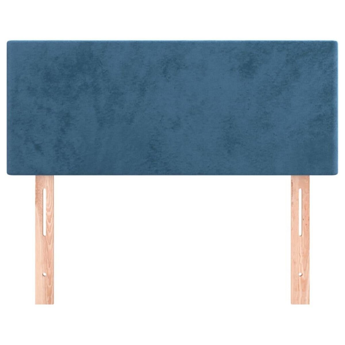 VIDAXL Tete de lit Bleu fonce 90x5x78/88 cm Velours
