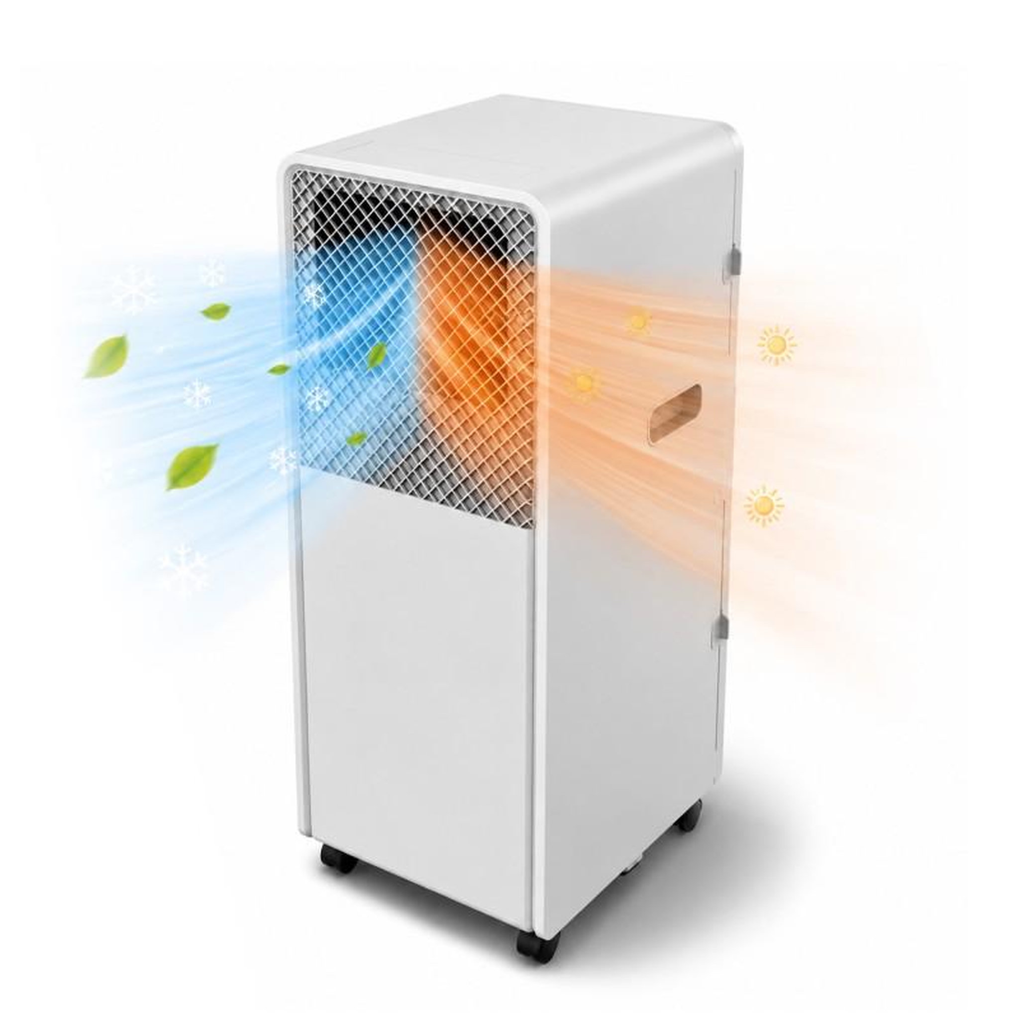 Voir la diapositive 4 : Climatiseur mobile 12000 btu - chaud/froid - pompe à chaleur
