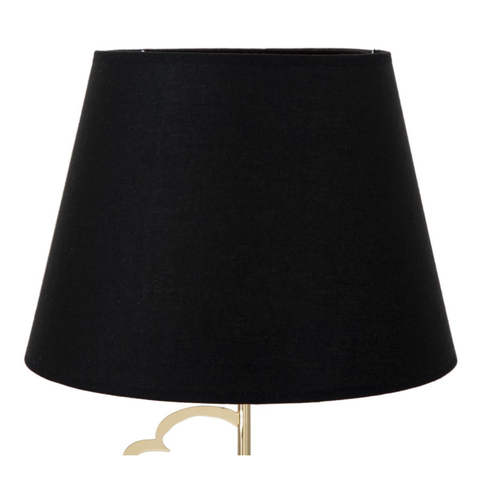 Voir la diapositive 4 : Paris Prix Lampe à poser en métal  hearts  54cm noir & or