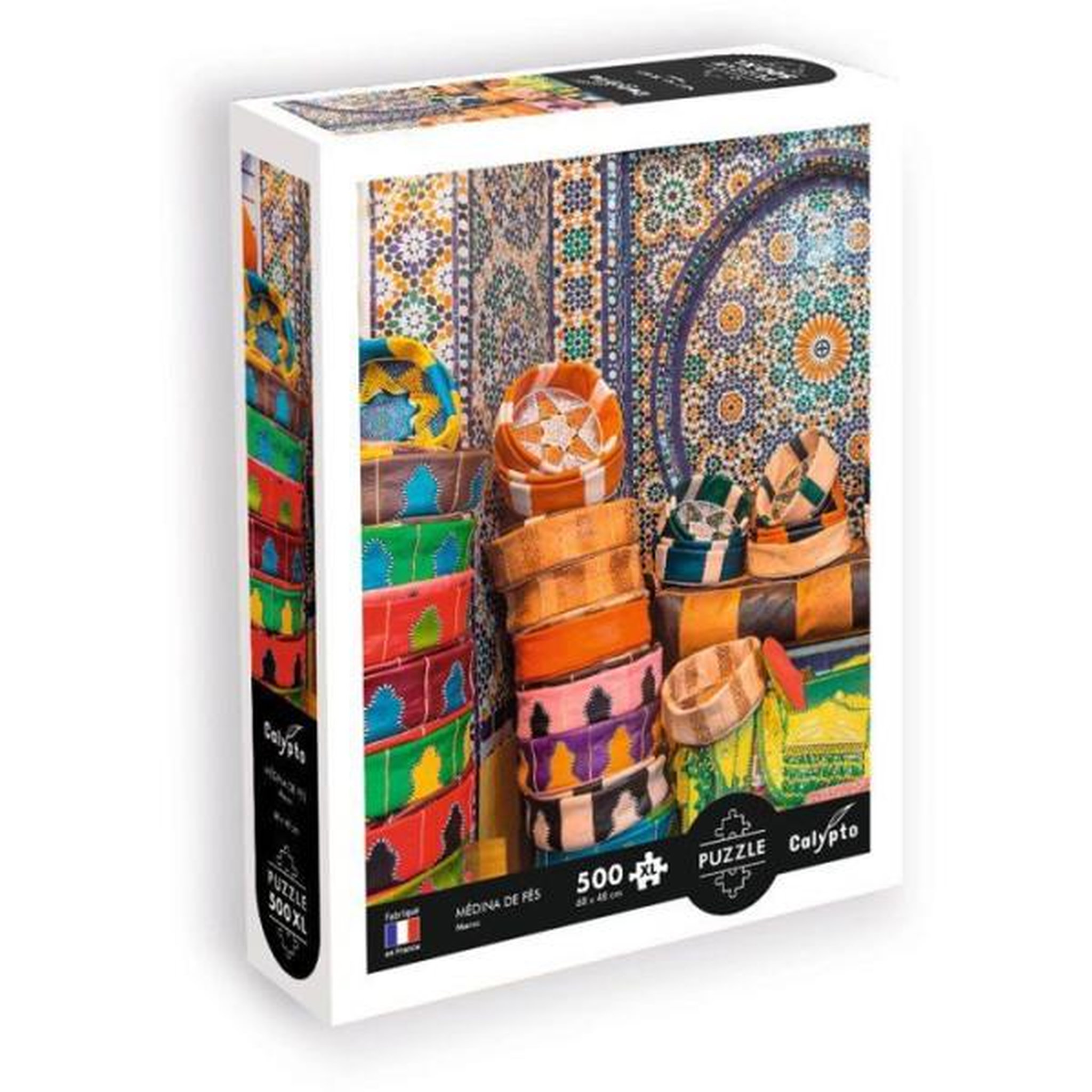 Sentosphere Puzzle - sentosphere - calypto - 500 pieces xl - médine de fes - maros - toucher soyeux - des 8 ans