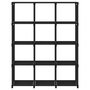 Voir la diapositive 2 : VIDAXL Etagere d'affichage 12 cubes Noir 103x30x141 cm Tissu