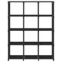 Voir la diapositive 2 : VIDAXL Etagere d'affichage 12 cubes Noir 103x30x141 cm Tissu