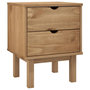 Voir la diapositive 2 : VIDAXL Table de chevet OTTA 45x39x57 cm bois de pin massif