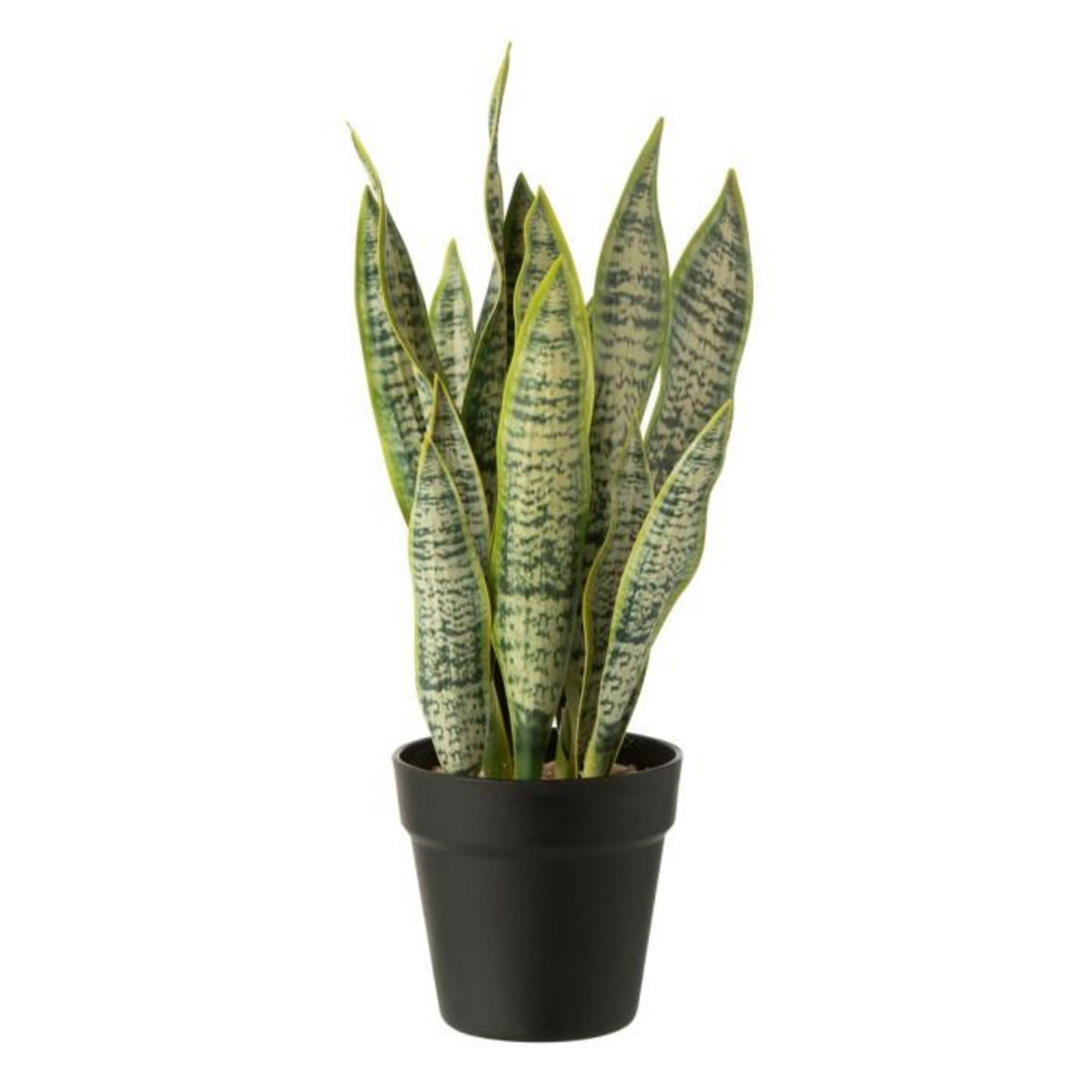 Paris Prix Plante Artificielle en Pot  Dracaena Trifasciata  47cm Vert
