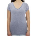 Only T shirt  Femme Only Wrongly. Coloris disponibles : Bleu