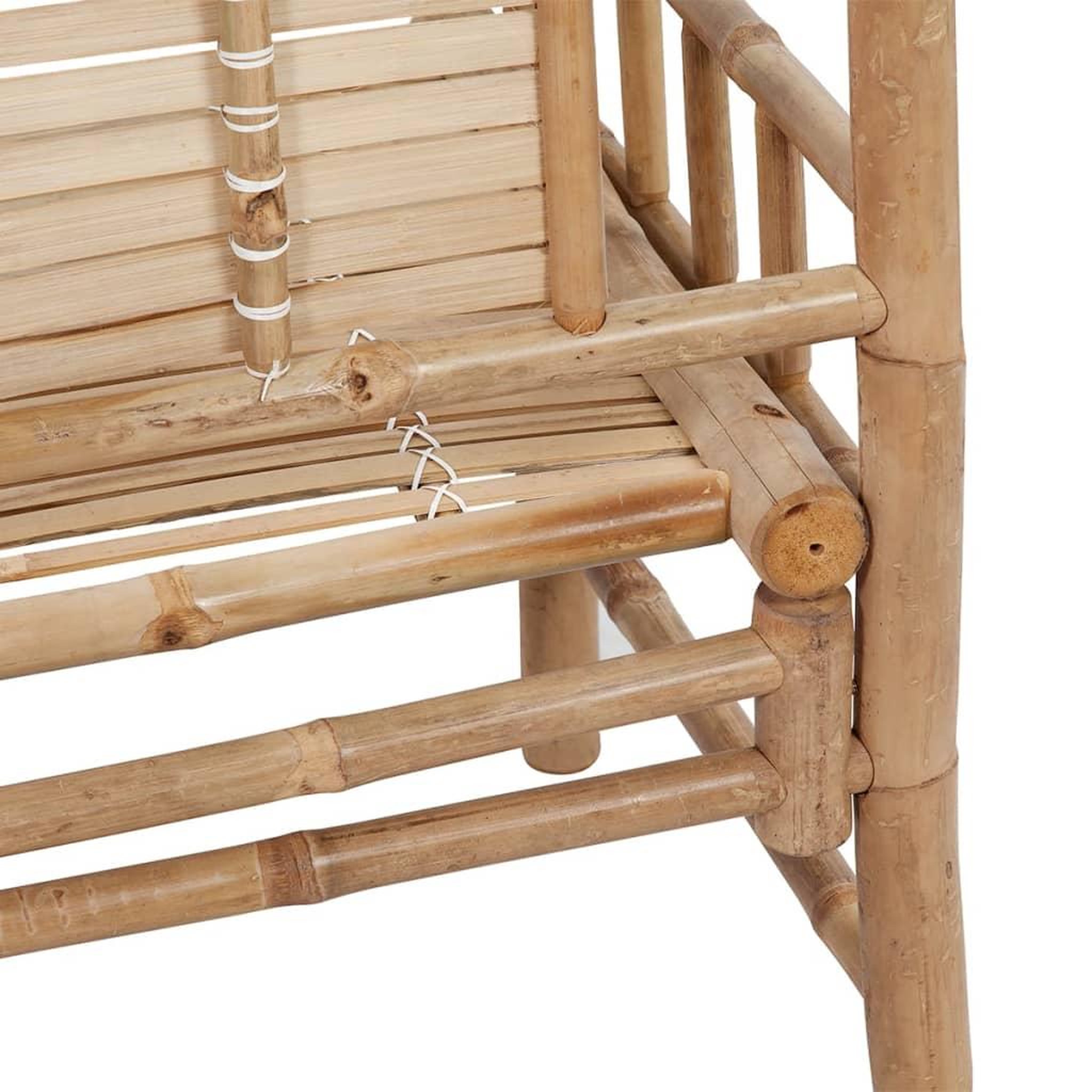 Voir la diapositive 3 : VIDAXL Banc de jardin 120 cm bambou