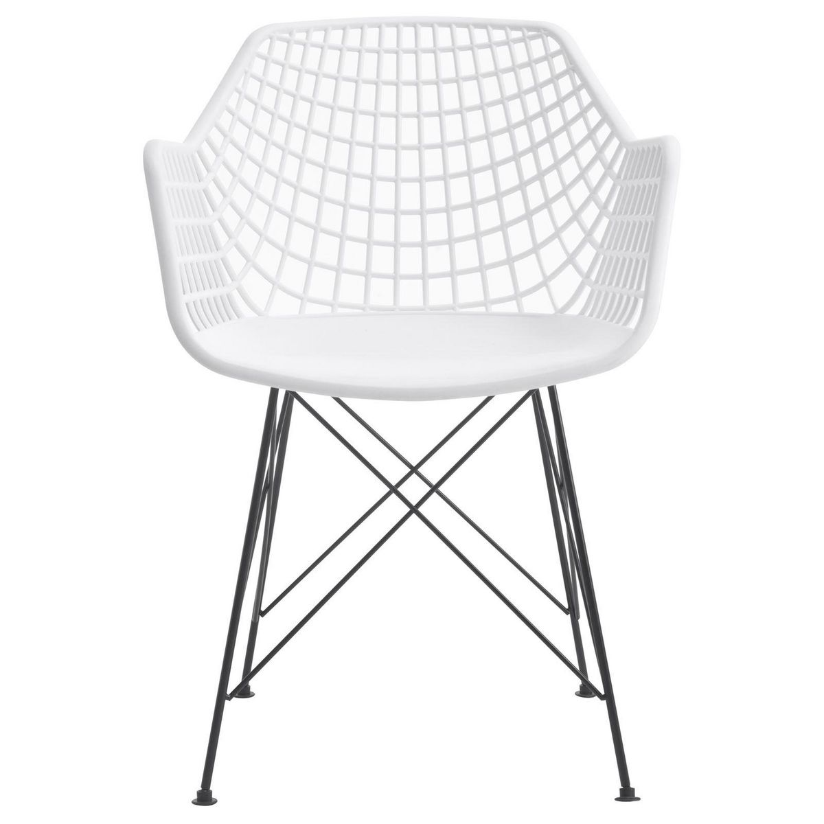 IDIMEX Lot de 4 chaises ALICANTE, en plastique