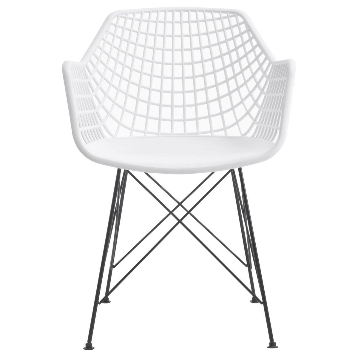 IDIMEX Lot de 4 chaises ALICANTE, en plastique