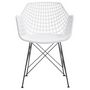 Voir la diapositive 4 : IDIMEX Lot de 4 chaises ALICANTE, en plastique