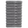 Voir la diapositive 1 : VIDAXL Serviettes de sauna de qualité supérieure SOLUND 10 pcs gris