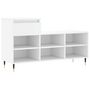 Voir la diapositive 2 : VIDAXL Armoire a chaussures Blanc 102x36x60 cm Bois d'ingenierie