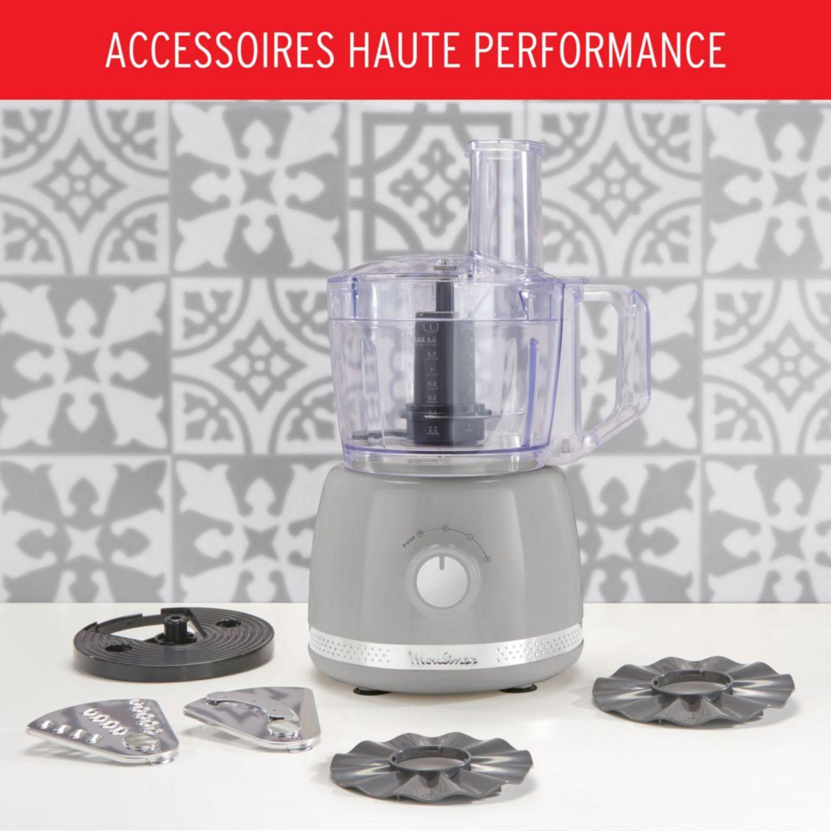 MOULINEX Robot multifonction soleil pepper FP345E10