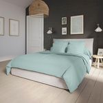 DODO Housse de couette Influence Percale Glacier. Coloris disponibles : Vert